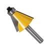 1/3pc 8MM Shank Chamfer Router Bit 15 22.5 30 Degree Milling Cutter for Wood Machine