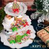 Christmas Lollipop Ornaments- Rainbow Lollipop Hanging Ornaments- Christmas Candies Polymer Clay Ornament for Xmas Tree