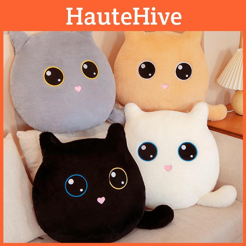 Kitten Plush Cartoon Toy Cute Black And White Doll Girls Office Sofa Cushion