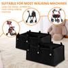 2/1Pcs Foldable Large Rollator Walker Basket Oxford Cloth Under Seniors Women Men Seat Rollator Bag Basket for 4 Wheel Rollator