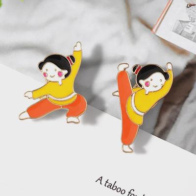 Δημιουργικό Σήμα Κινούμενων Σχεδίων Kung Fu - Εξατομικευμένο Αξεσουάρ Κρεμαστό Σχολικής Τσάντας