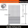 Nigao S2 Torx 801 Electric Screwdriver Bit, Solid Star-Shaped, 5mm Round Shank.