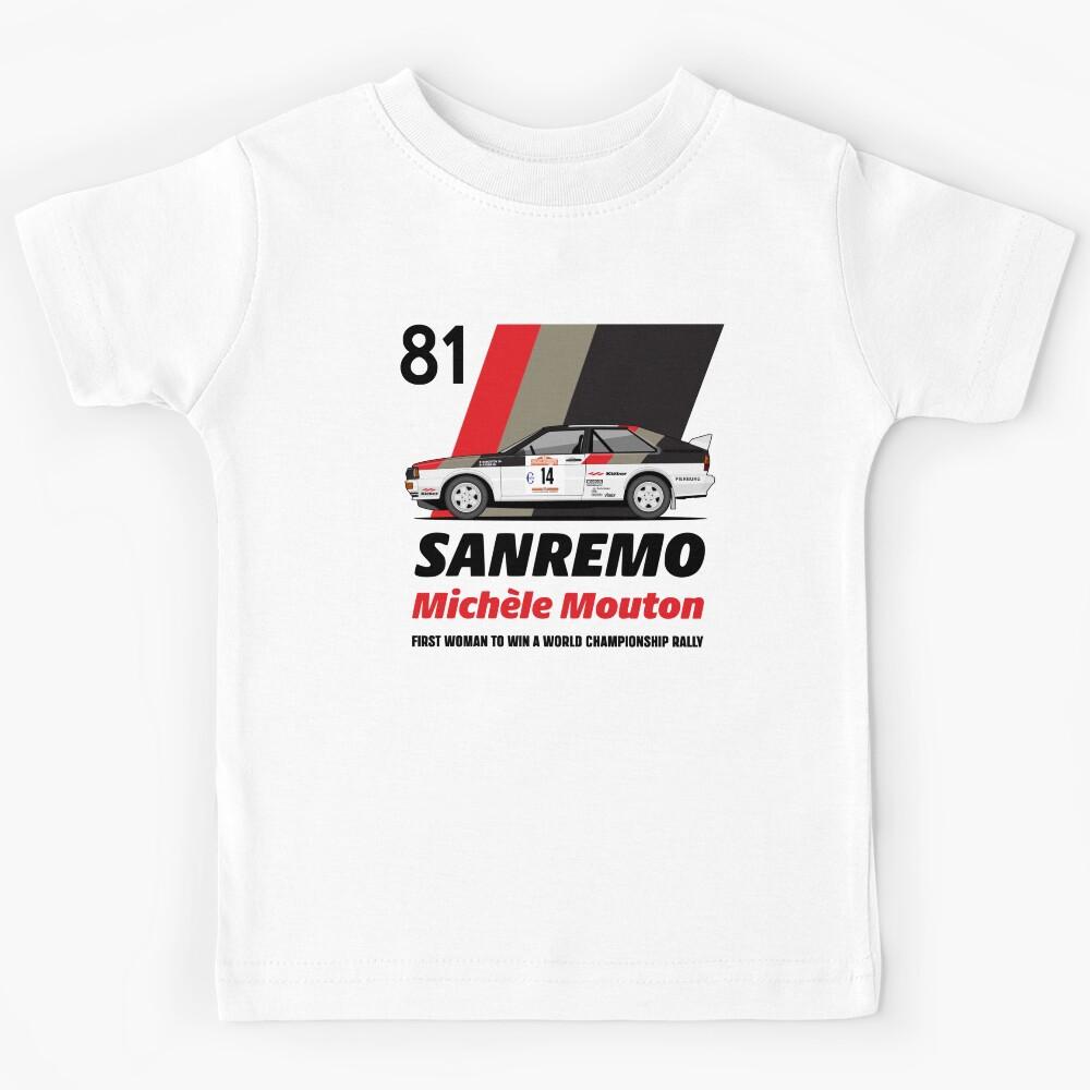 1981 Michele Mouton first victory Kids T-Shirt 160