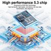 Adattatore Usb Bluetooth Dongle Bluetooth 5.3 Per PC Laptop Altoparlante Ricevitore Audio Mouse Wireless Trasmettitore Usb