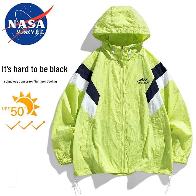 Мужская легкая солнцезащитная куртка с капюшоном NASA MARVEL M