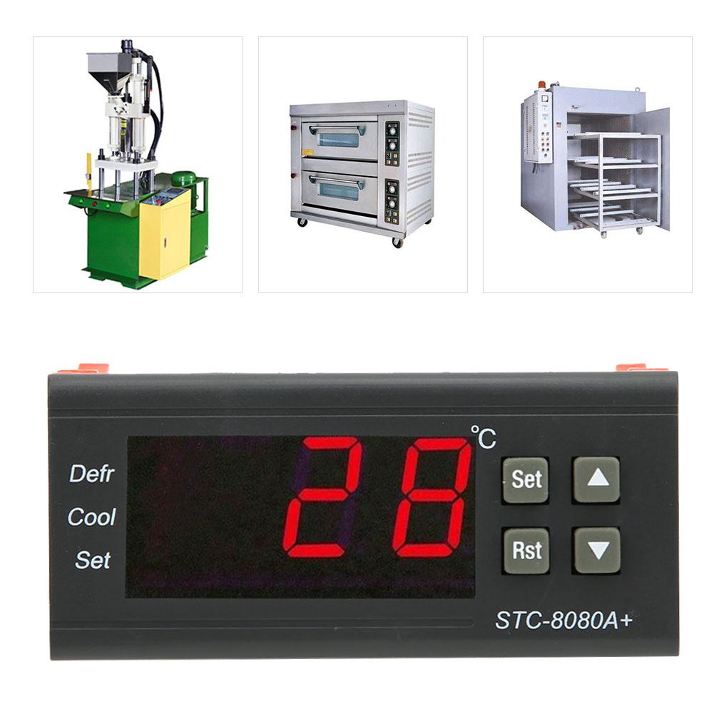STC 8080A+ Digital Thermostat Refrigerating Defrosting Alarming Temperature Controller