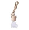 Car Aromatherapy Hanging Diffuser - Refillable Glass Bottle Ornament