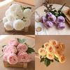 Rose Wall Decor Artificial Flowers For Wedding Home Photography With Silk Material