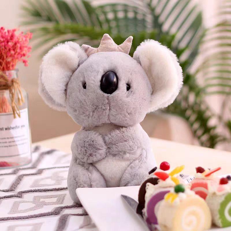 Crown Koala Cute Plush Toy Charming Cartoon Girl Children Birthday Doll Gift