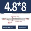 Stainless Steel Countersunk Flat Head Aluminum Open-End Pop Rivet for Decoration