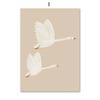 Poster con Coniglio, Topo e Oca stile Cartone Animato Boho, Arte da Parete per Nursery, Pittura su Tela, Poster Retro Nordico, Quadro da Parete, Decorazione per Stanza di Bambini