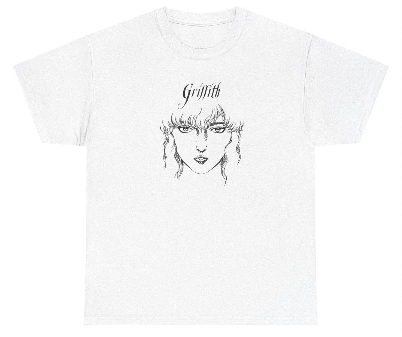 Griffin Berserk T Shirt Guts Berserker Manga Anime Vintage Pump Cover Tee 4XL