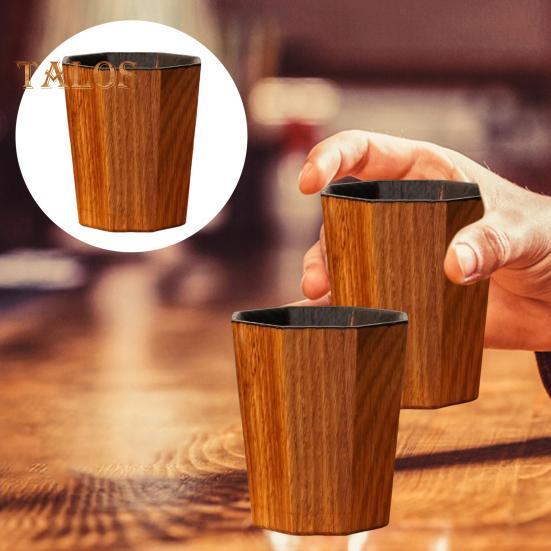 Whiskey Svatý grál Dřevěná sklenice na whiskey Unikátní pohár na bourbon Sklenice na pití inspirovaná sudem Dárky pro milovníky bourbonu a koktejlové nadšence