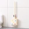 Cartoon Toilet Brush Holder No Punching Cleaning Brush Durable Toilet Scrubber  Bathroom