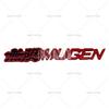 New Car Styling 3D Metal Chrome Zinc Alloy Emblem Car Body Badge Sticker Decal Auto Accessory for Honda Mugen Power GQ3