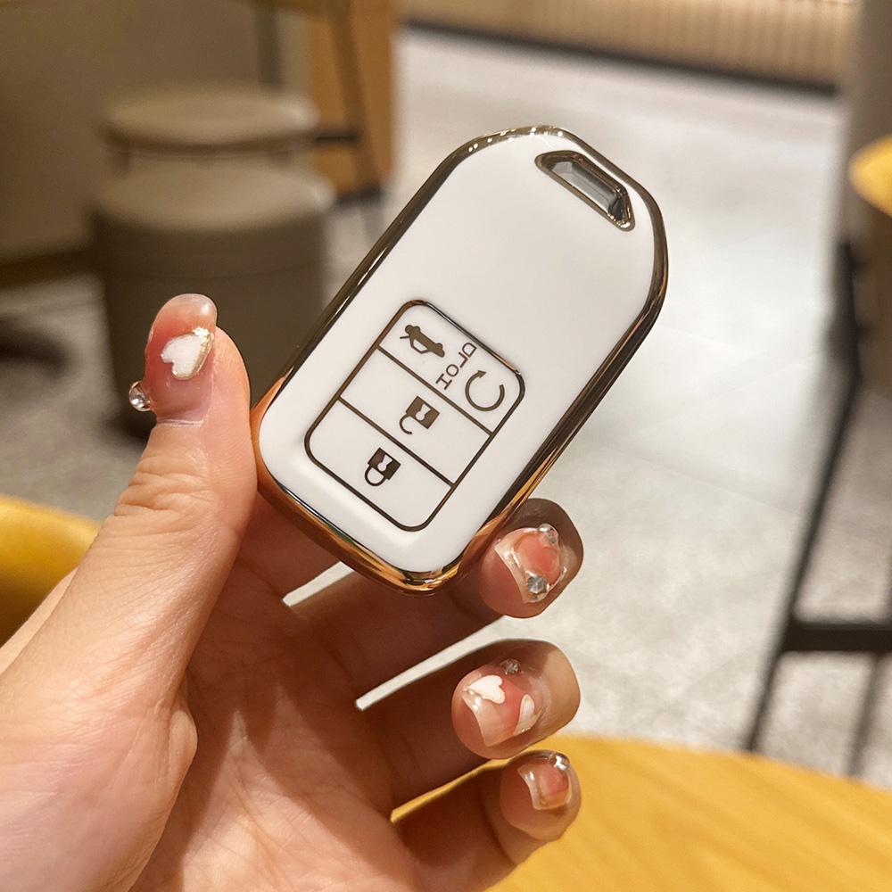 2 3 4 butoane TPU husă pentru chei de mașină la distanță pentru Honda Civic Accord Vezel Fit CRV HRV Crz Hrv Polit Jazz Jade Accesorii