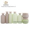 Cosmetic Packaging Set: Plush HDPE Lotion Bottle, Cream Jar, Serum Bottle, Skincare Bottles Available