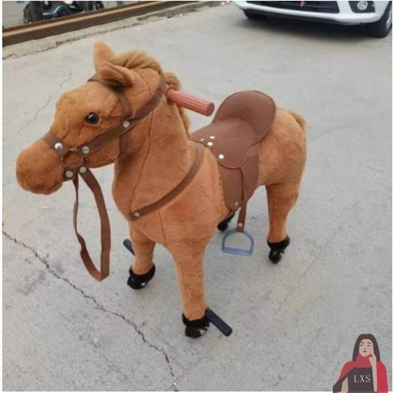 Children's Wooden Bouncing Horse Ride