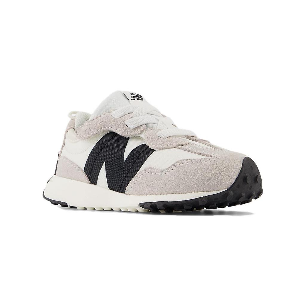 New Balance 327 New-B Hook & Loop Toddler Silver Birch Black Baby Sneakers NW327FE