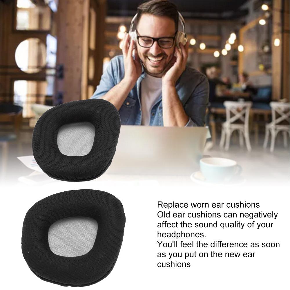 2PCS Breathable Mesh Replacement Ear Pads for Corsair Void Wireless for Void USB for Void Pro USB