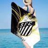 Santos Futebol Emblem Beach Towel, Quick-drying, Easy to Care for, Use for Both Fitness and Beach Vacations,Sports Essential Fan Gift