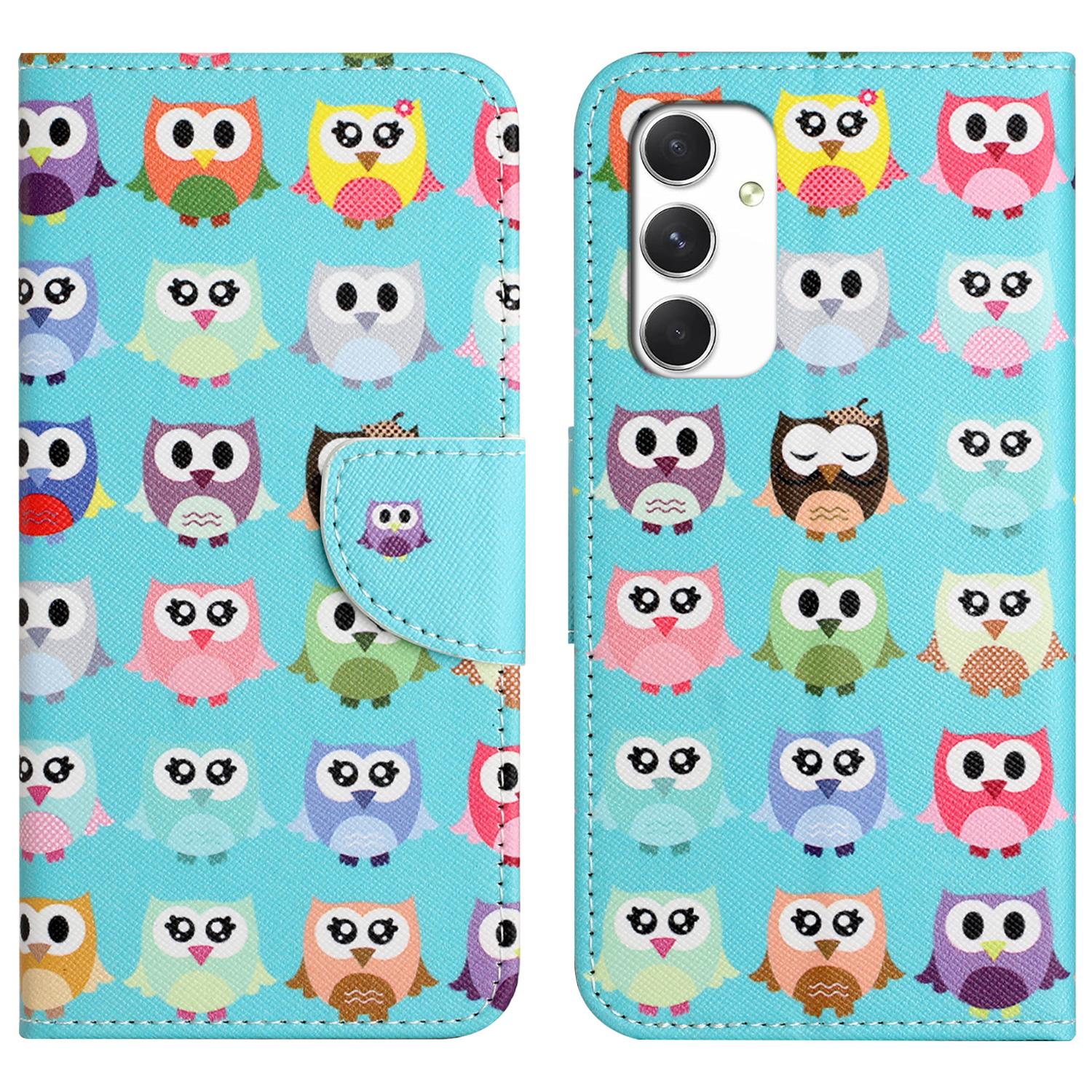 

For Samsung Galaxy A16 5G/A16 4G Case Cross Texture Leather Phone Cover Pattern Printing H