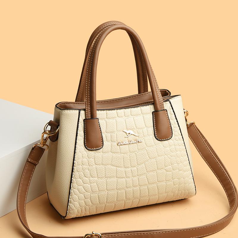 

Elegant Retro Shoulder Bag: Versatile Women s Tote with Luxurious Texture покинуть белый