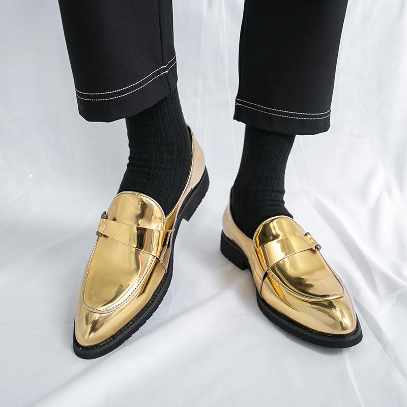 Mode Business Herren Slipper Spitzlackschuhe für Lässigen Komfortabel Atmungsaktiv Vielseitig einsetzbar Größen 38-46 Herrenschuhe