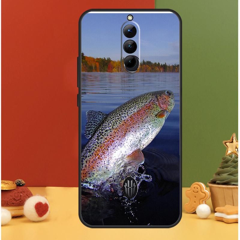 Vintage Trout Fishing Case For ZTE Nubia Red Magic 9 Pro Plus RedMagic 8 8S Pro Plus 6 7 6S 7S Pro 5G 5S 6R Cover