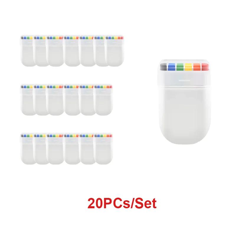 2 Unidades Giz de Cera Arco-Íris Tinta Arco-Íris Festa de Aniversário Tema Colorido Acessórios de Festa Festa Fantasia Família Presente Tamanho de Bolso