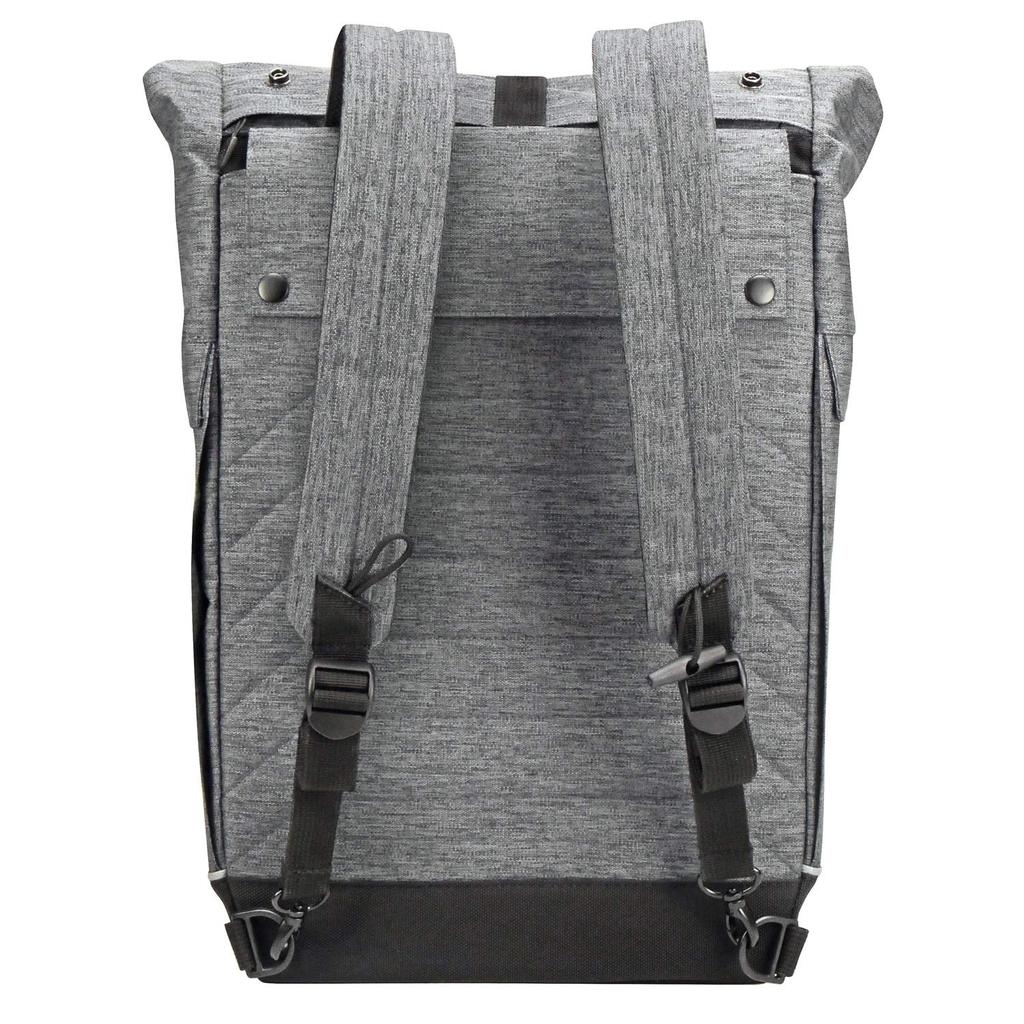 Genuine Rixen Kaul Freepack Switch Cycling Pannier W31 x H42 x D18cm & Bag, Gray,