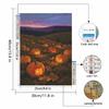 Halloween Pumpkin Patch Sunset Scenery Diamond Painting Kit Handmade Diy Painting Home Decoration Painting
