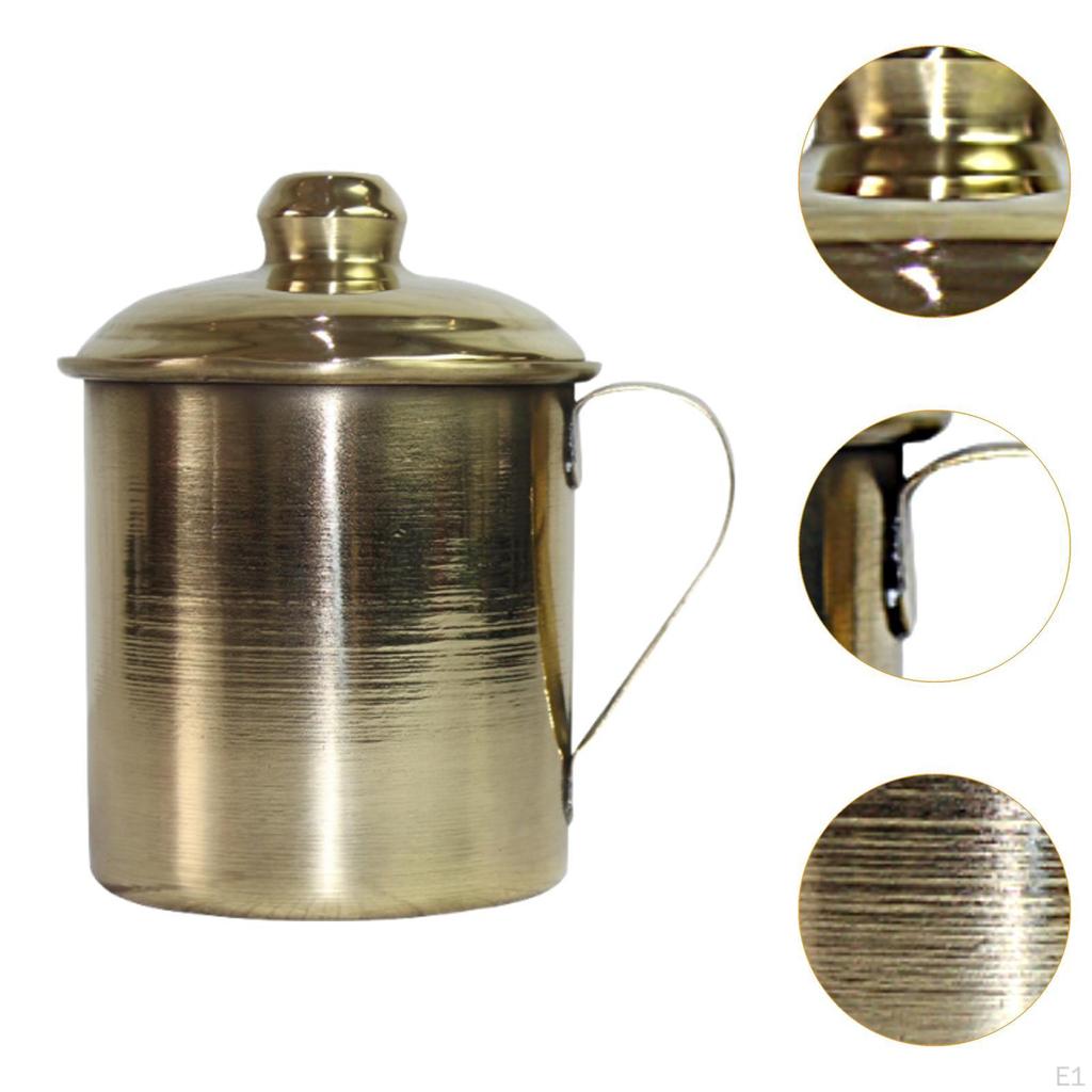 Handmade Bronze Tea Cup Creative Thickened Drinkware Pure Teacup Coffee Mug for