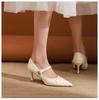 New temperament high heels women's French retro pointed toe with Mary Jane single shoes stiletto fashion women's shoes