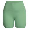 Seamless Ribbed Peach Lifting Yoga Shorts—Super Stretch Slimming Three-Quarter Pants for Running and Fitness