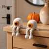 Unique Birthday Gifts for Friends Articulated Eye Fidget Toy, 3D Printed Halloween Eyeball Figurine with Movable Joints, Detailed Sculpture