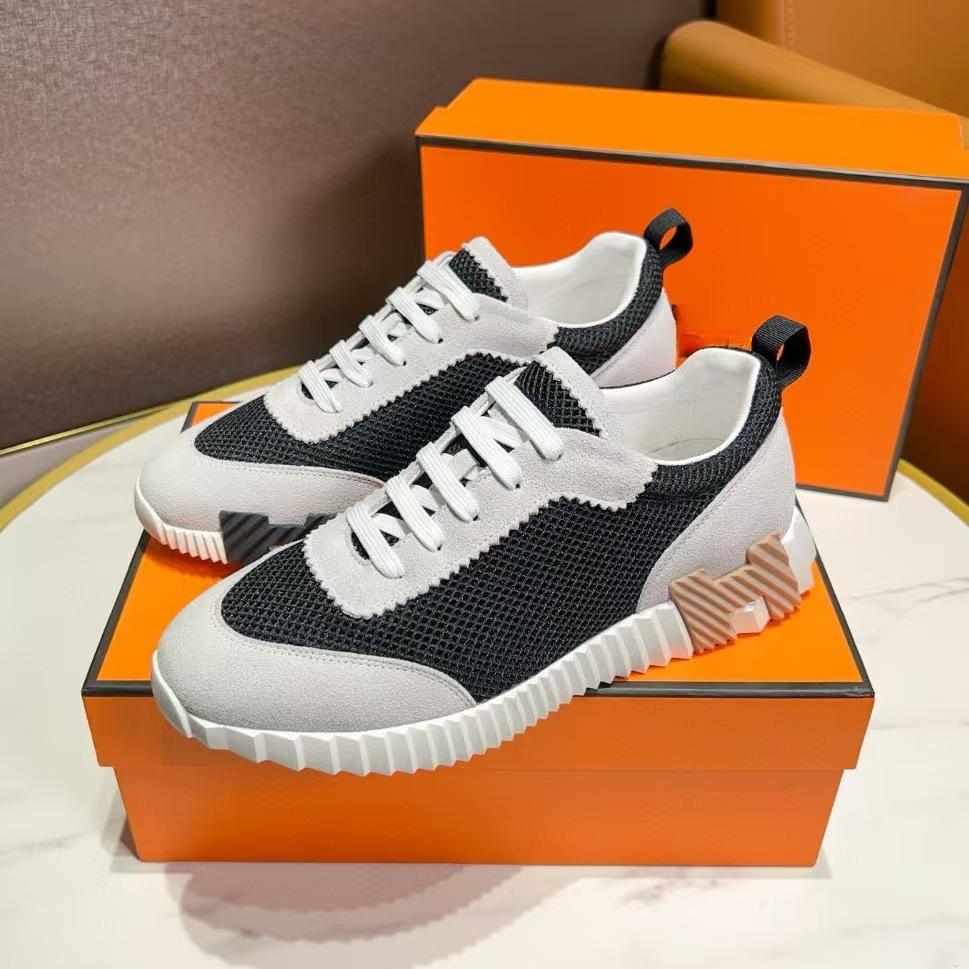 Pantofi pentru bărbați, lux ușor, cu aspect premium, H, pantofi sport casual, cu șireturi, respirabili, din plasă, pantofi de tip board