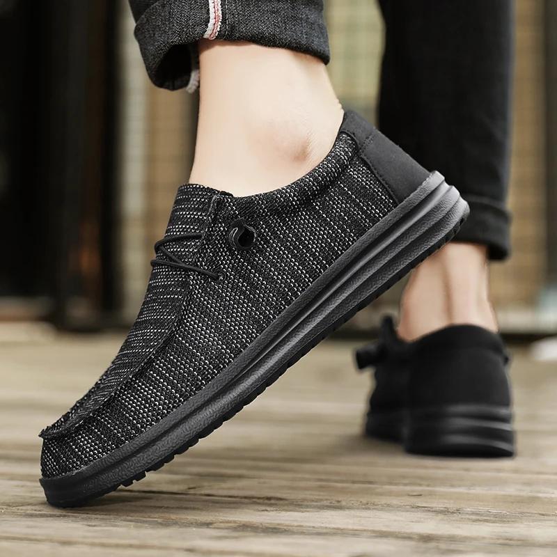 Fashion New Mens Slip on Shoes Trend Men Casual Shoes Luxury Brand Outdoor Walking Shoes Male Comfortable Lazy Shoe Mens Loafers
