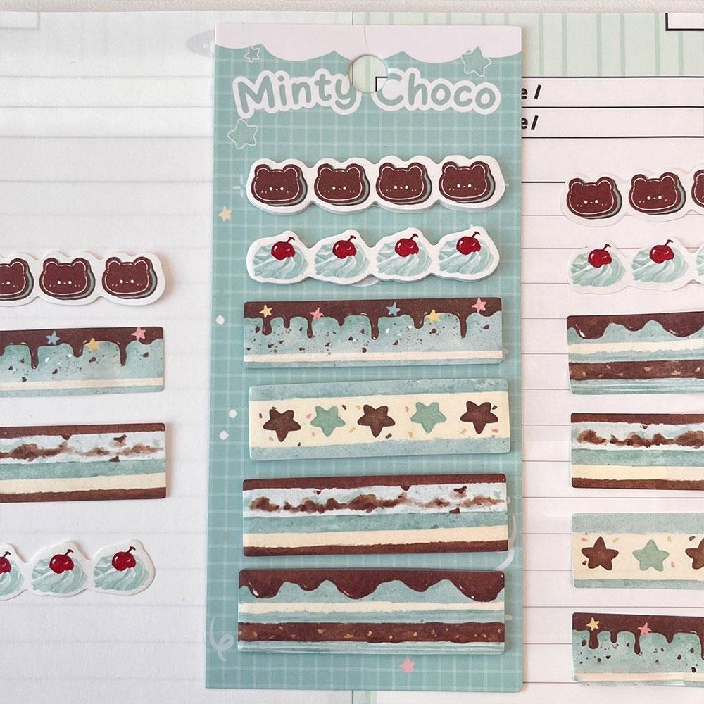 

Strawberry Cake Sticky Notes Index Tabs Student Labeled Notes Stickers Bookmark Stickers Ins Cute Creative Label Stickers зелений