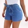 Pantaloncini di jeans sexy da donna 2026 con cintura
