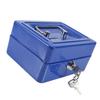 Portable Safe Box with 2 Key Fireproof Anti Theft Multipurpose Security Case Lock Box for Documents Jewelry