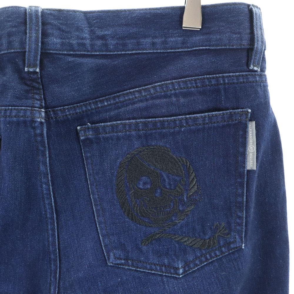 Alexander Mcqueen Made In Italy Denim Pants W31 Indigo Jeans Button Fly Men's Used