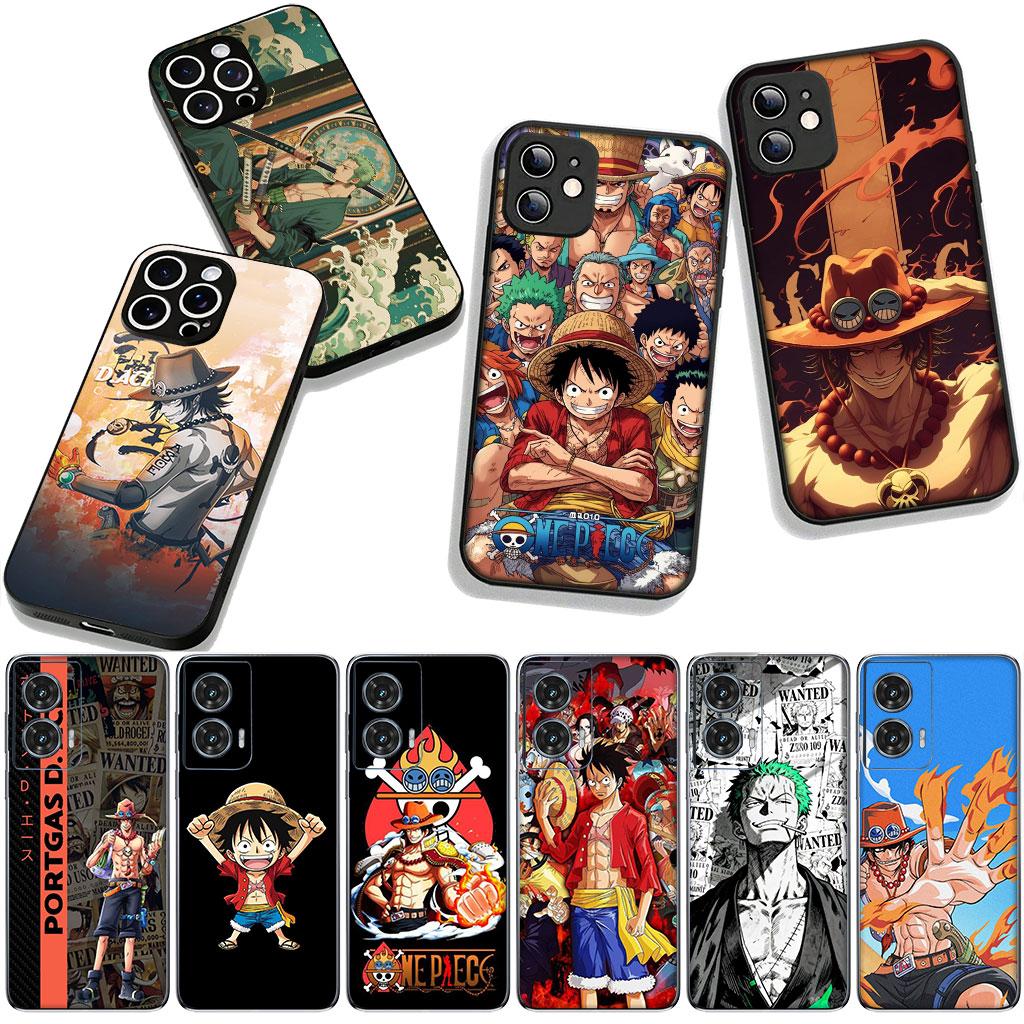 for Motorola Moto G04 G13 G14 G22 G23 G20 G32 G34 G35 G64 G82 G84 G53 G60 G72 E14 E15 E13 Case Ace Roronoa Zoro One Pieces Luffy