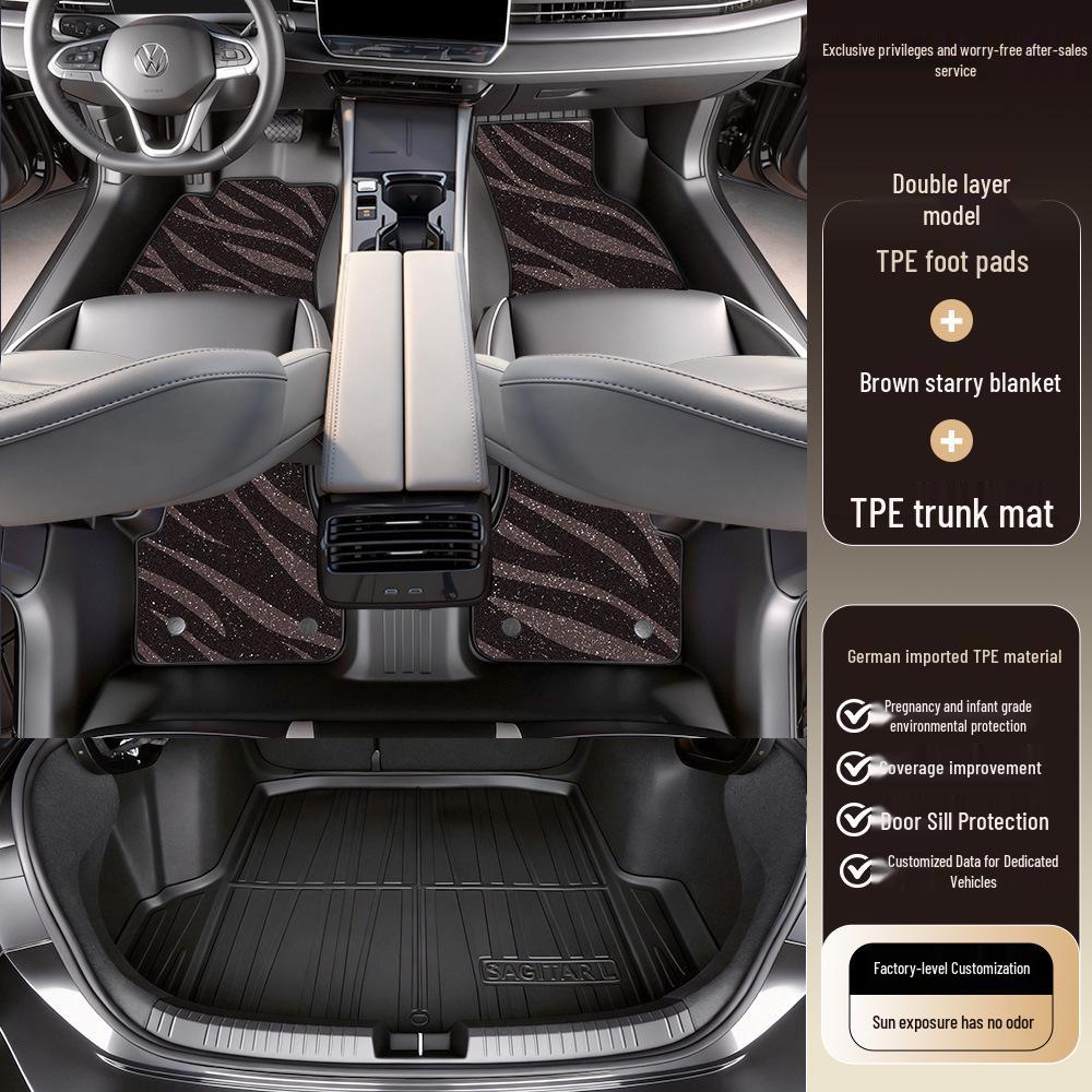 Custom TPE Floor Mats for FAW-Volkswagen Sagitar L (2012-2026)