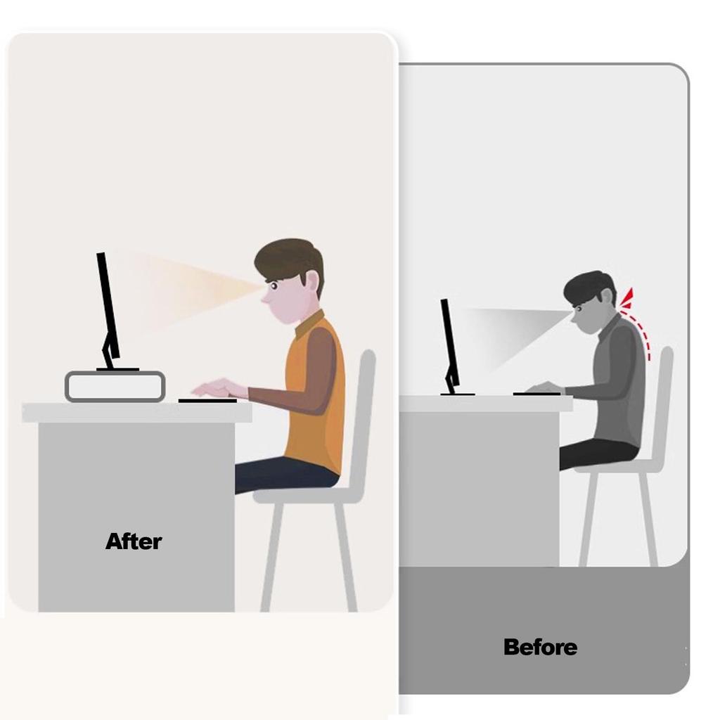 Computer Monitor Ständer Erhöhung Höhenverstellbar 20kg Tragkraft Einfache Montage Multifunktional für Laptop Drucker