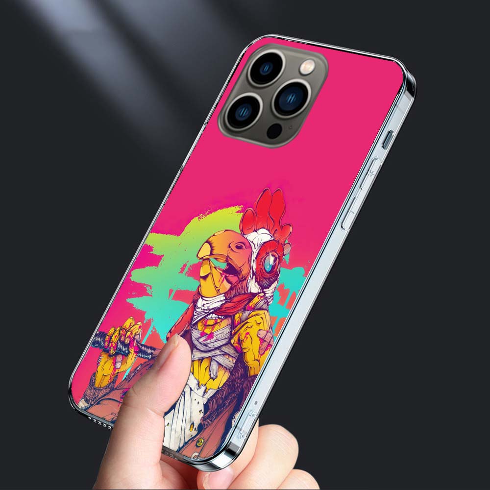 Game Hotline Miami Phone Case For Iphone 16E 15 Pro 14 Plus 17E 16 17 Pro Max Air 11 12 13 Mini Shockproof Capa Cute Cover TP