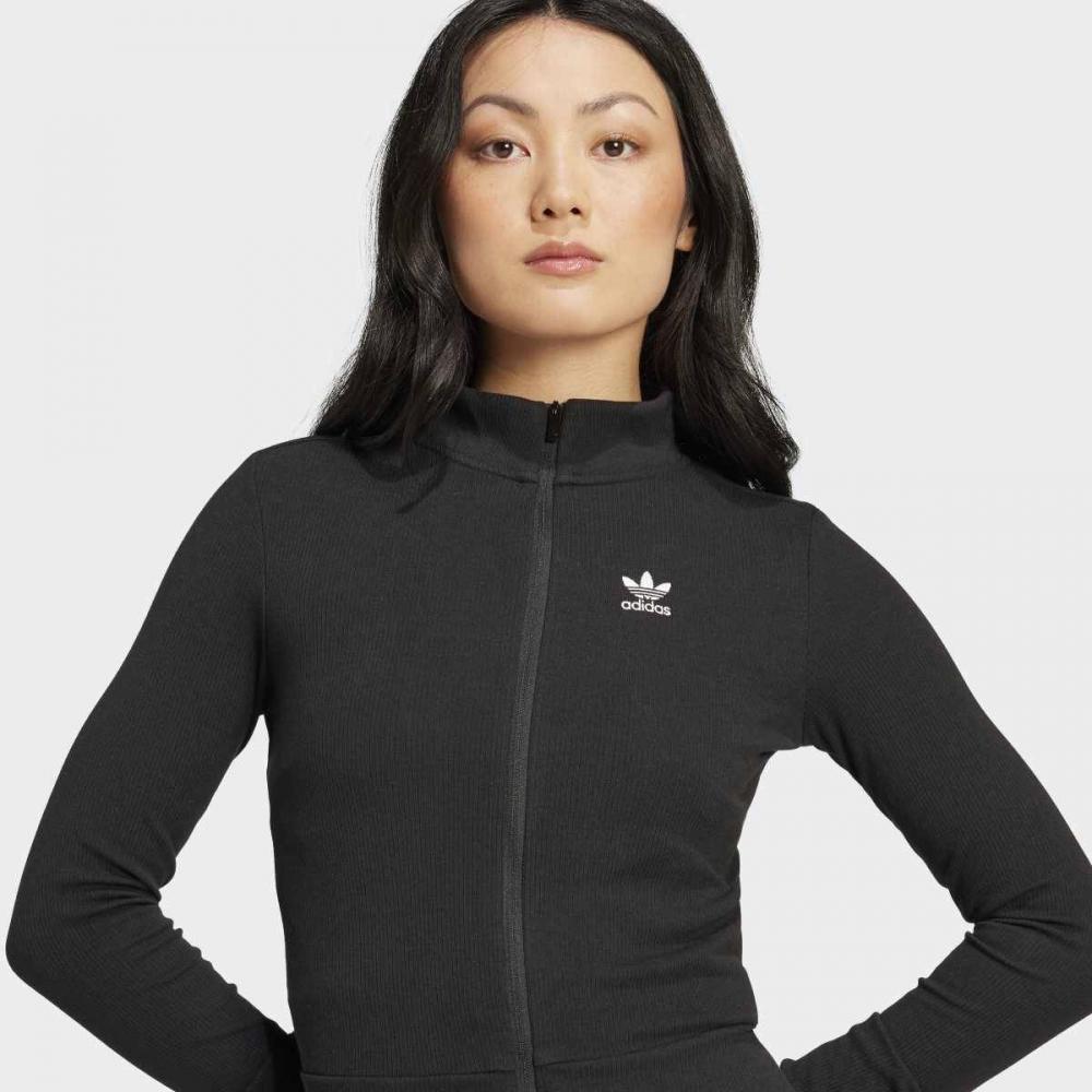 AdidaS Women S eSSential Lip Full Zip Track Top Jd5905