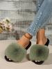 Women's Slippers Winter Home Warm Slippers Non-Slip Soft Comfort Home Couple Slippers
