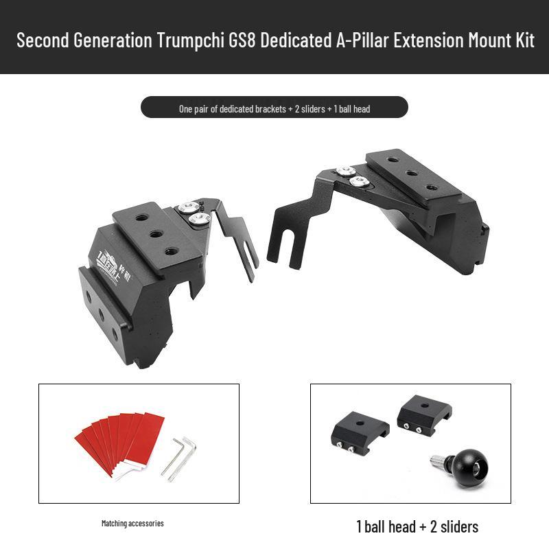 A-pillar LED Spotlight Quick-Release Bracket for 2nd-Gen Trumpchi GS8