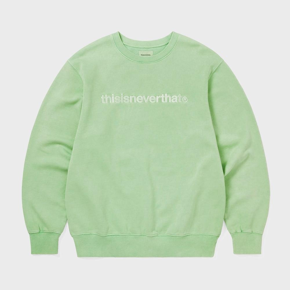 ThIs Is Never ThaT T Logo Crewneck lighT Green S